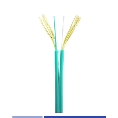 Buy Duplex LSZH Jacket Indoor Fiber Optic Cable Fiber Optic Zip Cord OM3 50/125um Lightweight online manufacture