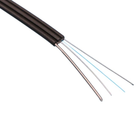 Buy 2 Core Singlemode 9/125 G657A1 Outdoor Fiber Optic Drop Cable  LSZH online manufacture