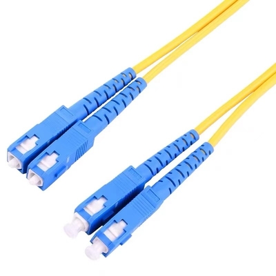 Buy SC/UPC-SC/UPC Singlemode Duplex Fiber Optic Patch Cord LSZH 2.0mm online manufacture