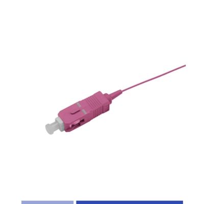 buy SC UPC Multimode OM4 Fiber Optic Pigtail LSZH 1m online manufacture