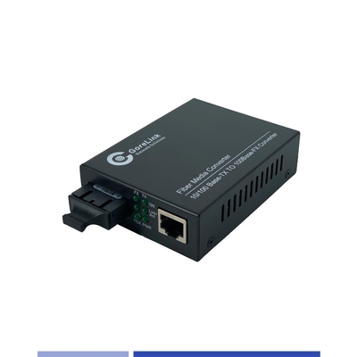 Buy Fiber Media Converters 10/100Mbps Singlemode SMF 1310nm Dual SC 20KM online manufacture