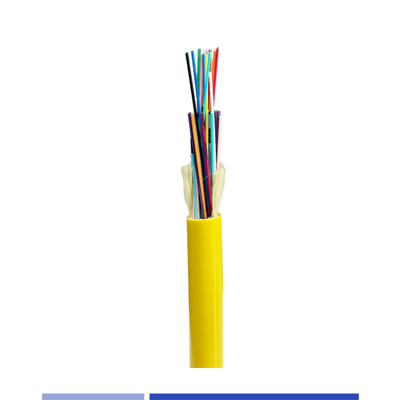 Buy 2 Strand Single Mode OS2 Indoor Fiber Cable Tight Buffered LSZH Jacket For Indoor Use online manufacture