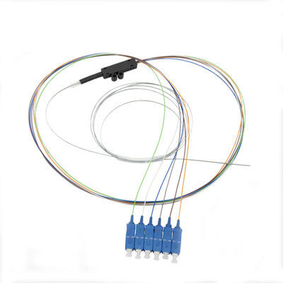 Buy 6 Fibers  SC/UPC Fiber Ribbon Pigtail Singlemode LSZH 1m online manufacture
