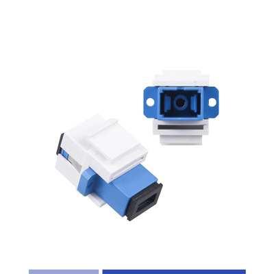 Buy Fiber Optic Keystone Jack Adapter SC UPC Singlemode Simplex Optical Coupler online manufacture