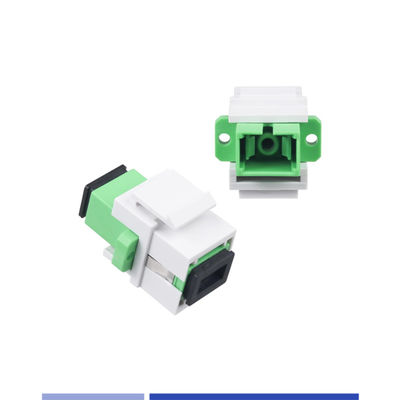 Buy Fiber Optic Keystone Jack Adapter SC APC Singlemode Simplex Optical Coupler online manufacture