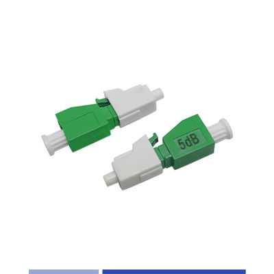 Buy Plug In LC APC Fiber Attenuator Singlemode 5dB 1310/1550nm online manufacture