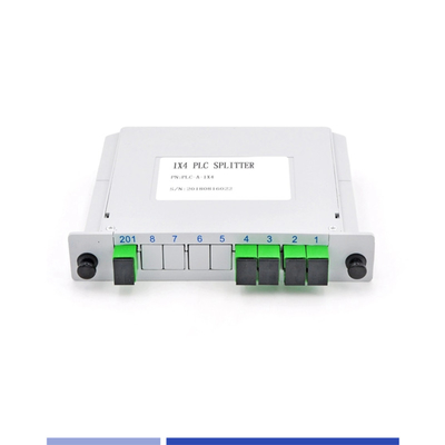 Buy Compact 1x4 PLC Splitter Singlemode SC APC High Precision Lightweight online manufacture