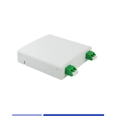 buy 2 Core Fiber Optic Surface Box Suitable for LC/SC 2 Port Indoor FTTH Box online manufacture