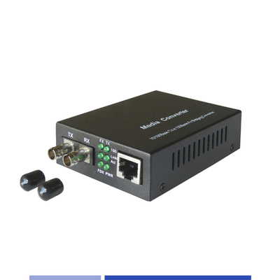Buy Fiber Media Converters 10/100Mbps Singlemode SMF 1310nm Dual ST 20KM online manufacture