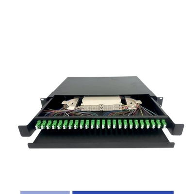 Buy 24 Port  LC/APC Duplex 1U Fiber Optic patch panel 19