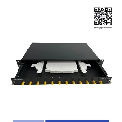 Buy 12 Port  ST 1U Fiber Optic patch panel 19