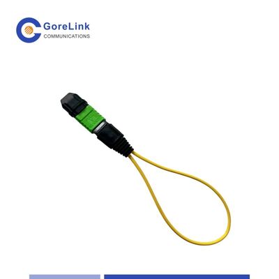Buy 12 Fiber MPO/APC Singlemode Fiber Loopback Module for QSFP testing online manufacture