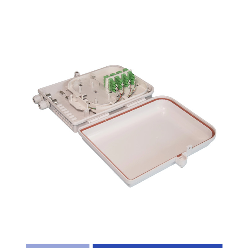 Fiber Optic Terminal Box 16 Port LC/SC Fiber Box Loaded SC APC Simplex ...