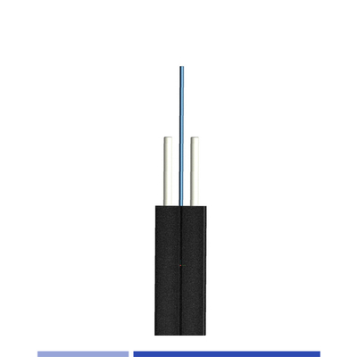 Bow Type 2 Fiber Fiber Optic Drop Cable Singlemode 9/125 SMF G657A1 LSZH For Indoor Application