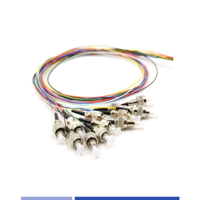 12 Fibers Fiber Optic Pigtail ST UPC Singlemode OS2 LSZH 3m For FTTH Solutions